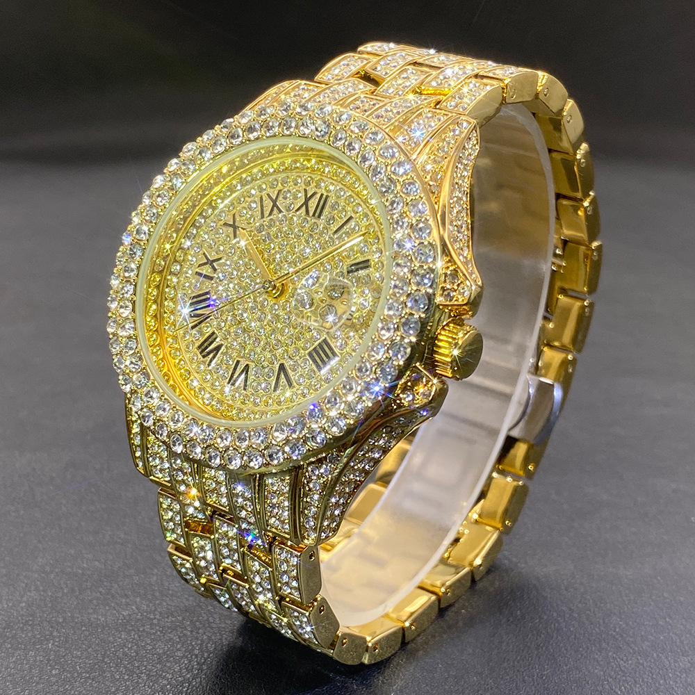 Big Gold Silver Black Wristwat - Stones Watches & Jewelry In Sweden Ab ulasan dan harga
