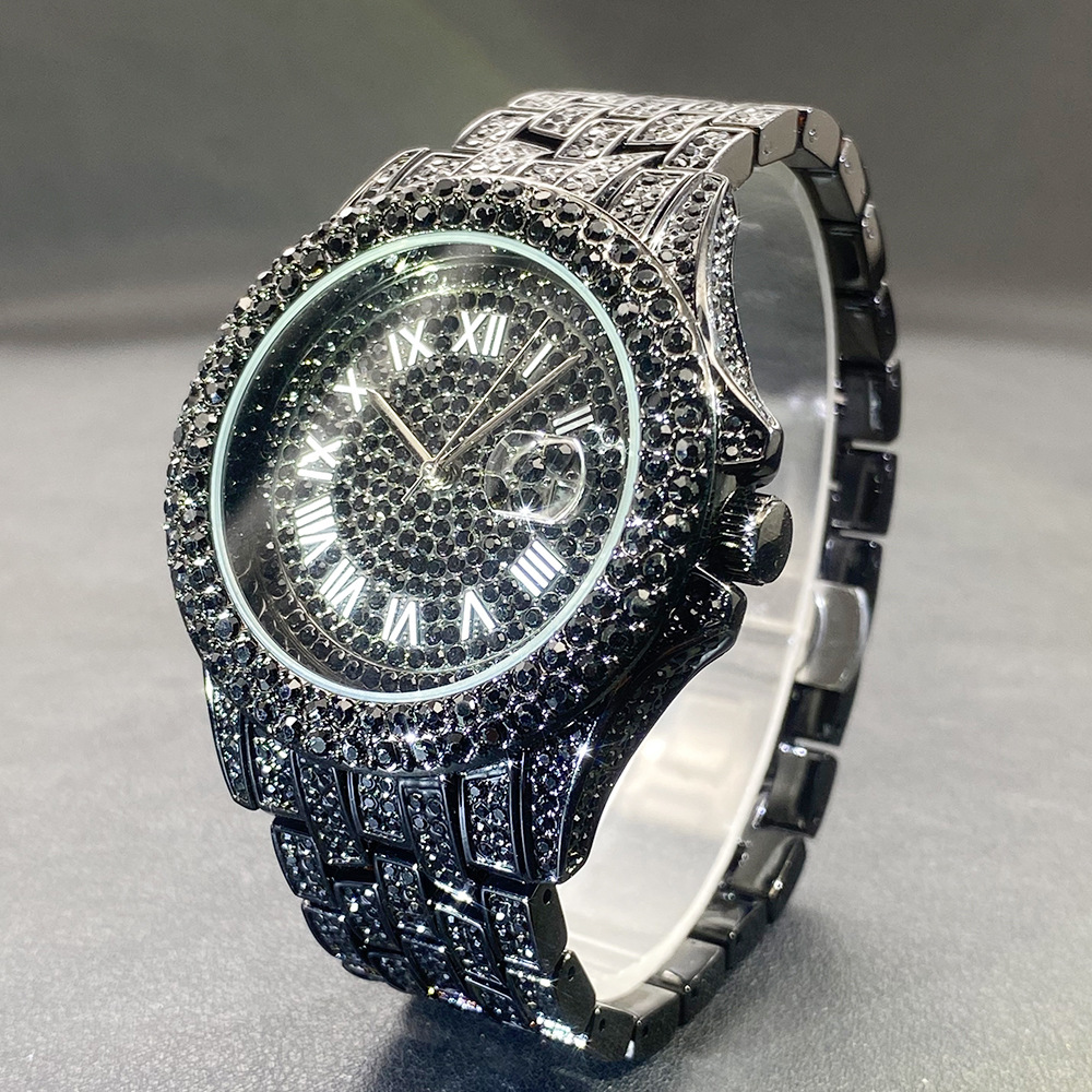 Big Gold Silver Black Wristwat - Stones Watches & Jewelry In Sweden Ab ulasan dan harga