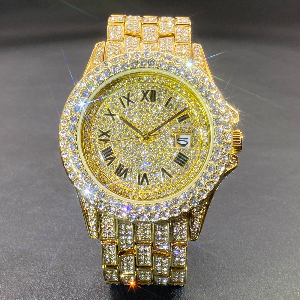 Big Gold Silver Black Wristwat - Stones Watches & Jewelry In Sweden Ab ulasan dan harga