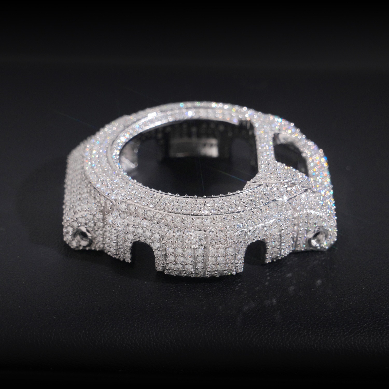 Bling Hip Hop Watch Case: Iced - Jewelry Watches Silver ulasan dan harga