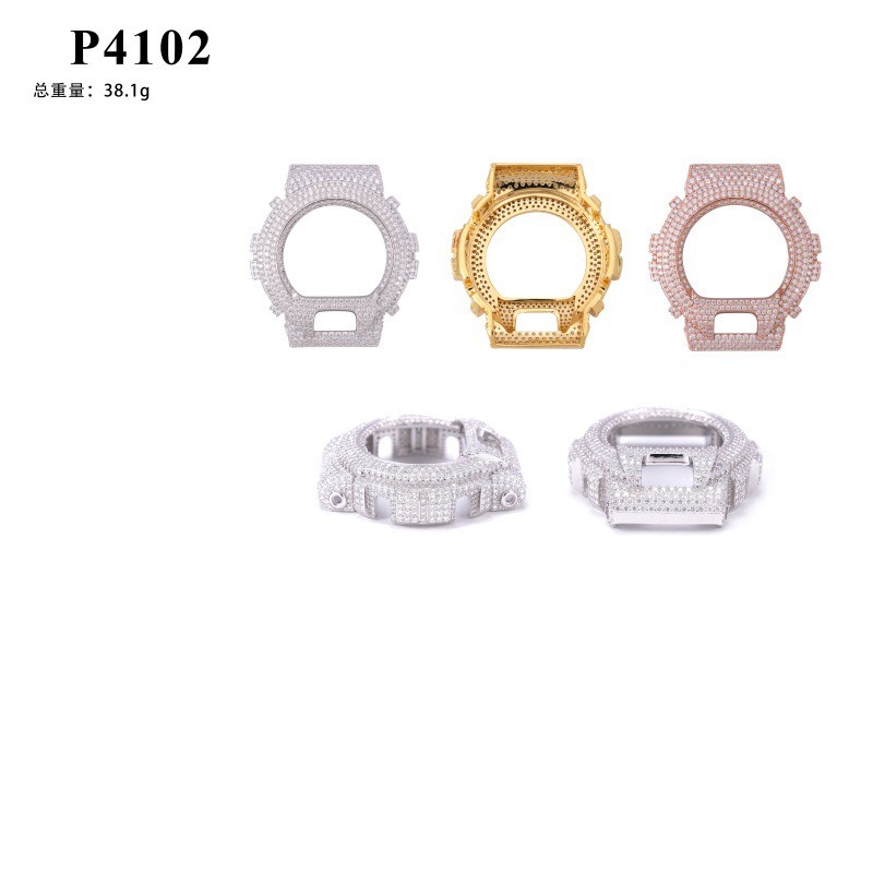 Bling Hip Hop Watch Case: Iced - Jewelry Watches Silver ulasan dan harga