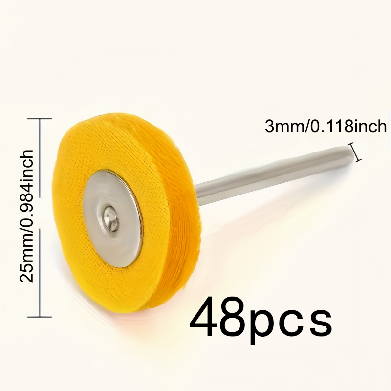 48Pcs 3mm Yellow Polishing Clo - Jewelry With Watches ulasan dan harga