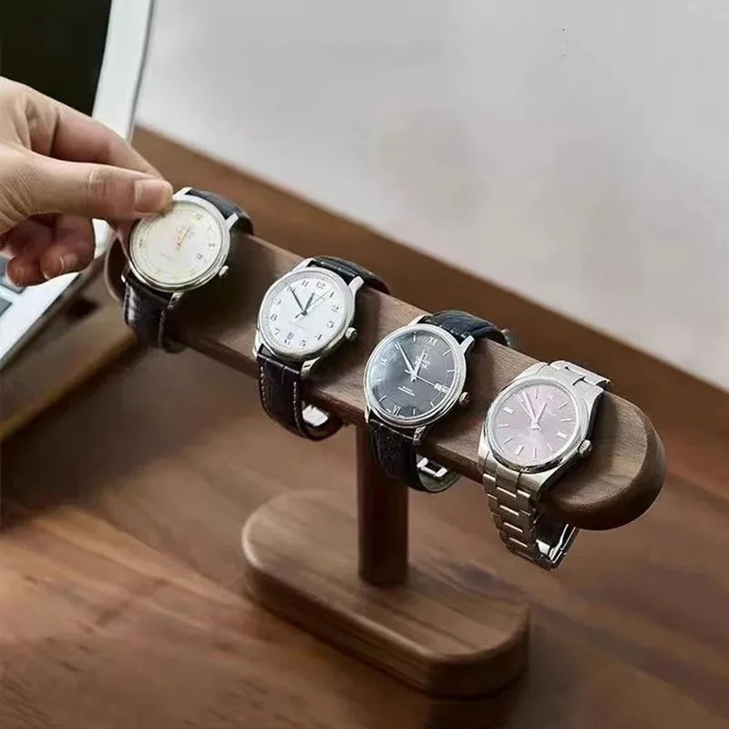 Wooden Watch Bracket Display H - Watches Jewelry Holder ulasan dan harga