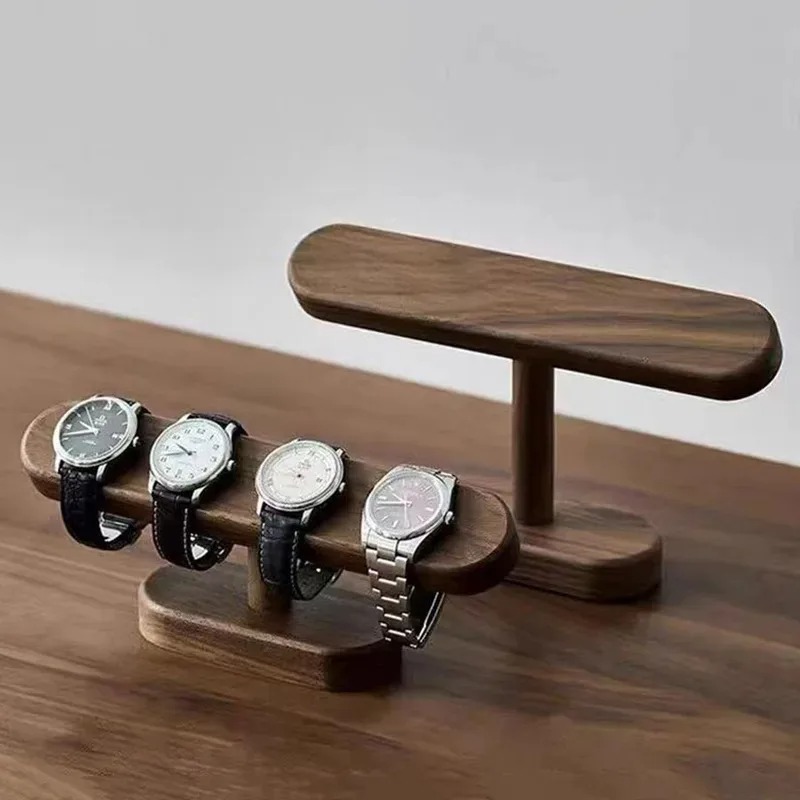 Wooden Watch Bracket Display H - Watches Jewelry Holder ulasan dan harga